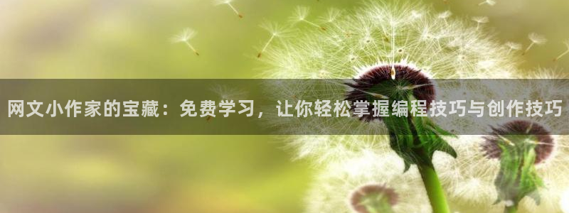 一点文学网站：网文小作家的宝藏：免费学习，让你轻松掌握编程技巧与创作技巧